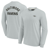 Baltimore Ravens Unisex Elements Super Soft Long Sleeve T-Shirt - Gray T-shirts