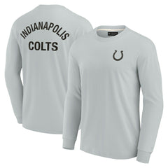 Indianapolis Colts Unisex Elements Super Soft Long Sleeve T-Shirt - Gray T-shirts