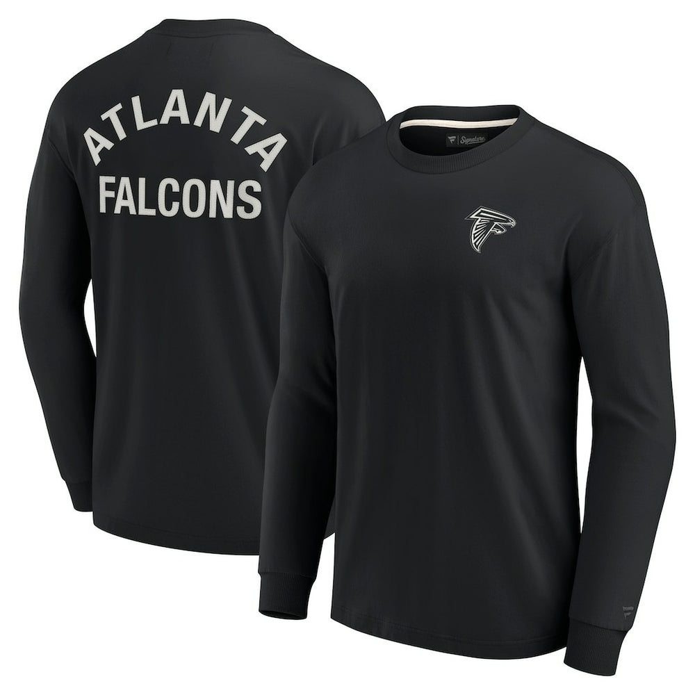 Atlanta Falcons Unisex Elements Super Soft Long Sleeve T-Shirt - Black T-shirts