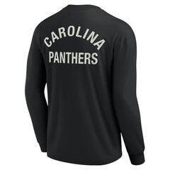 Carolina Panthers Unisex Elements Super Soft Long Sleeve T-Shirt - Black T-shirts