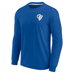Los Angeles Rams Unisex Elements Super Soft Long Sleeve T-Shirt - Royal T-shirts