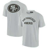 San Francisco 49ers Unisex Elements Super Soft Short Sleeve T-Shirt - Gray T-shirts