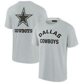 Dallas Cowboys Unisex Elements Super Soft Short Sleeve T-Shirt - Gray T-shirts