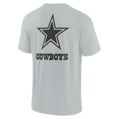 Dallas Cowboys Unisex Elements Super Soft Short Sleeve T-Shirt - Gray T-shirts