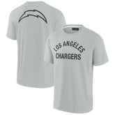 Los Angeles Chargers Unisex Elements Super Soft Short Sleeve T-Shirt - Gray T-shirts