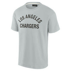 Los Angeles Chargers Unisex Elements Super Soft Short Sleeve T-Shirt - Gray T-shirts