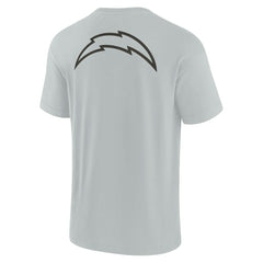 Los Angeles Chargers Unisex Elements Super Soft Short Sleeve T-Shirt - Gray T-shirts