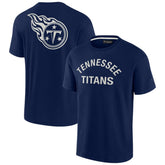 Tennessee Titans Unisex Elements Super Soft Short Sleeve T-Shirt - Navy T-shirts
