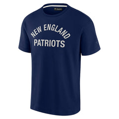 New England Patriots Unisex Elements Super Soft Short Sleeve T-Shirt - Navy T-shirts