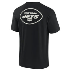 New York Jets Unisex Elements Super Soft Short Sleeve T-Shirt - Black T-shirts