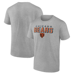 Chicago Bears Swagger T-Shirt - Heather Gray T-shirts