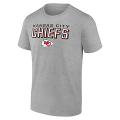 Kansas City Chiefs Swagger T-Shirt - Heather Gray T-shirts