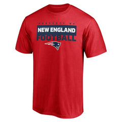 New England Patriots Gain Ground T-Shirt - Red T-shirts