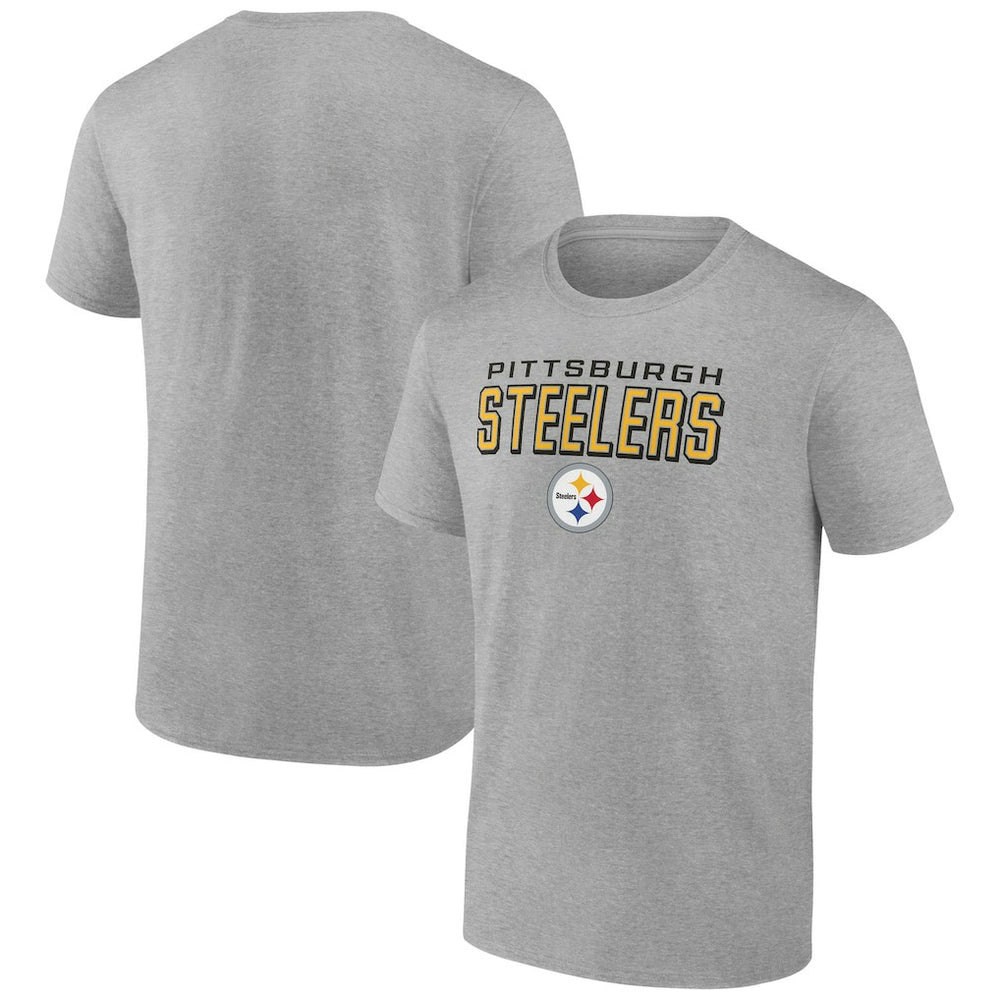 Pittsburgh Steelers Swagger T-Shirt - Heather Gray T-shirts