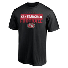 San Francisco 49ers Gain Ground T-Shirt - Black T-shirts