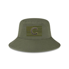 Chicago Cubs New Era 2023 Armed Forces Day Bucket Hat - Green Hats
