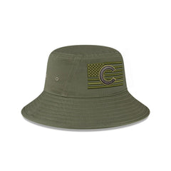 Chicago Cubs New Era 2023 Armed Forces Day Bucket Hat - Green Hats