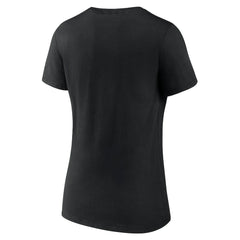 Carolina Panthers Women's Primary Play V-Neck T-Shirt - Black T-shirts