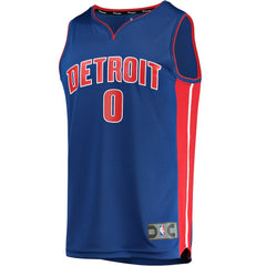 Jalen Duren Detroit Pistons Fast Break Replica Jersey Icon Editi- Blue - Fanatics