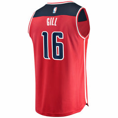 Anthony Gill Washington Wizards Fast Break Replica Jersey Icon Edition Red - Fanatics
