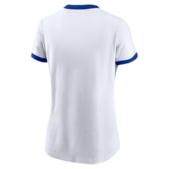 Los Angeles Rams Women's Rewind Ringer T-Shirt - White T-shirts