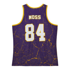 Randy Moss Minnesota Vikings 1998 Player Burst Tank Top - Purple Tops