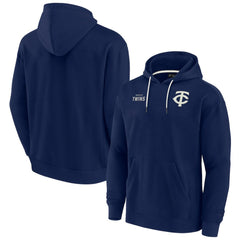 Minnesota Twins Fanatics Unisex Elements Super Soft Fleece Pullover Hoodie - Navy Hoodies