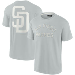 San Diego Padres Fanatics Unisex Elements Super Soft Short Sleeve T-Shirt - Gray T-shirts