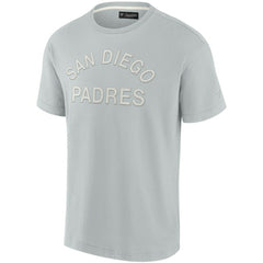 San Diego Padres Fanatics Unisex Elements Super Soft Short Sleeve T-Shirt - Gray T-shirts