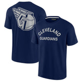Cleveland Guardians Fanatics Unisex Elements Super Soft Short Sleeve T-Shirt - Navy T-shirts
