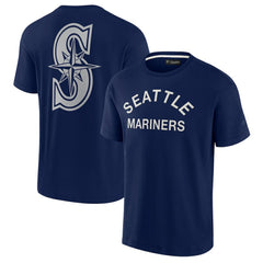 Seattle Mariners Fanatics Unisex Elements Super Soft Short Sleeve T-Shirt - Navy T-shirts