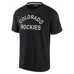 Colorado Rockies Fanatics Unisex Elements Super Soft Short Sleeve T-Shirt - Black T-shirts