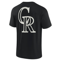Colorado Rockies Fanatics Unisex Elements Super Soft Short Sleeve T-Shirt - Black T-shirts