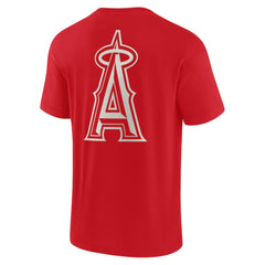 Los Angeles Angels Fanatics Unisex Elements Super Soft Short Sleeve T-Shirt - Red T-shirts