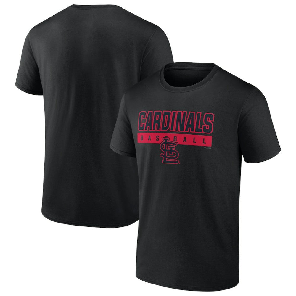St. Louis Cardinals In The Mitt T-Shirt - Black T-shirts