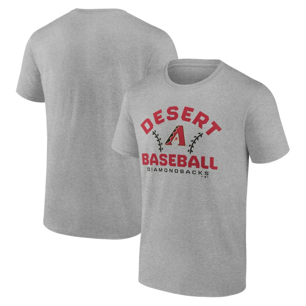 Arizona Diamondbacks Team Go For Two T-Shirt - Heather Gray T-shirts