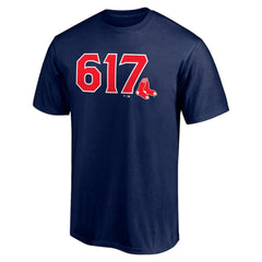 Boston Red Sox Long Ball 617 T-Shirt - Navy T-shirts
