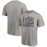 Colorado Rockies Cooperstown Collection Winning Time T-Shirt - Heather Gray T-shirts