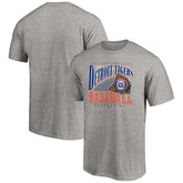 Detroit Tigers Cooperstown Collection Winning Time T-Shirt - Heather Gray T-shirts