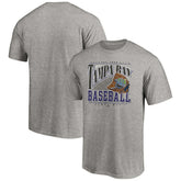 Tampa Bay Rays Cooperstown Collection Winning Time T-Shirt - Heather Gray T-shirts