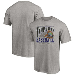 Tampa Bay Rays Cooperstown Collection Winning Time T-Shirt - Heather Gray T-shirts