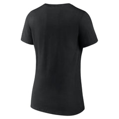 Houston Astros Women's Rough Diamond V-Neck T-Shirt - Black T-shirts