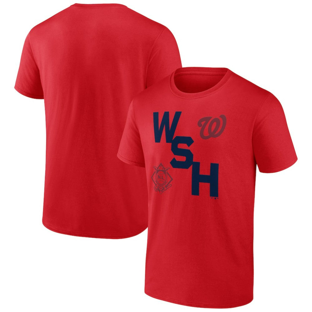 Washington Nationals Record Shattered T-Shirt - Red Hats
