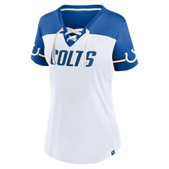 Jonathan Taylor Indianapolis Colts Women's Athena Name & Number V-Neck Top - White Tops