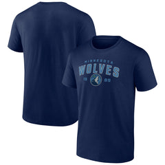 Minnesota Timberwolves Rebel Logo T-Shirt Navy