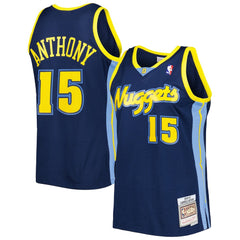 Carmelo Anthony Denver Nuggets Hardwood Classics Swingman Jersey Navy - Mitchell & Ness outlet