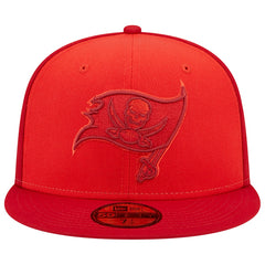 Tampa Bay Buccaneers New Era Tri-Tone 59FIFTY Fitted Hat - Red Hats