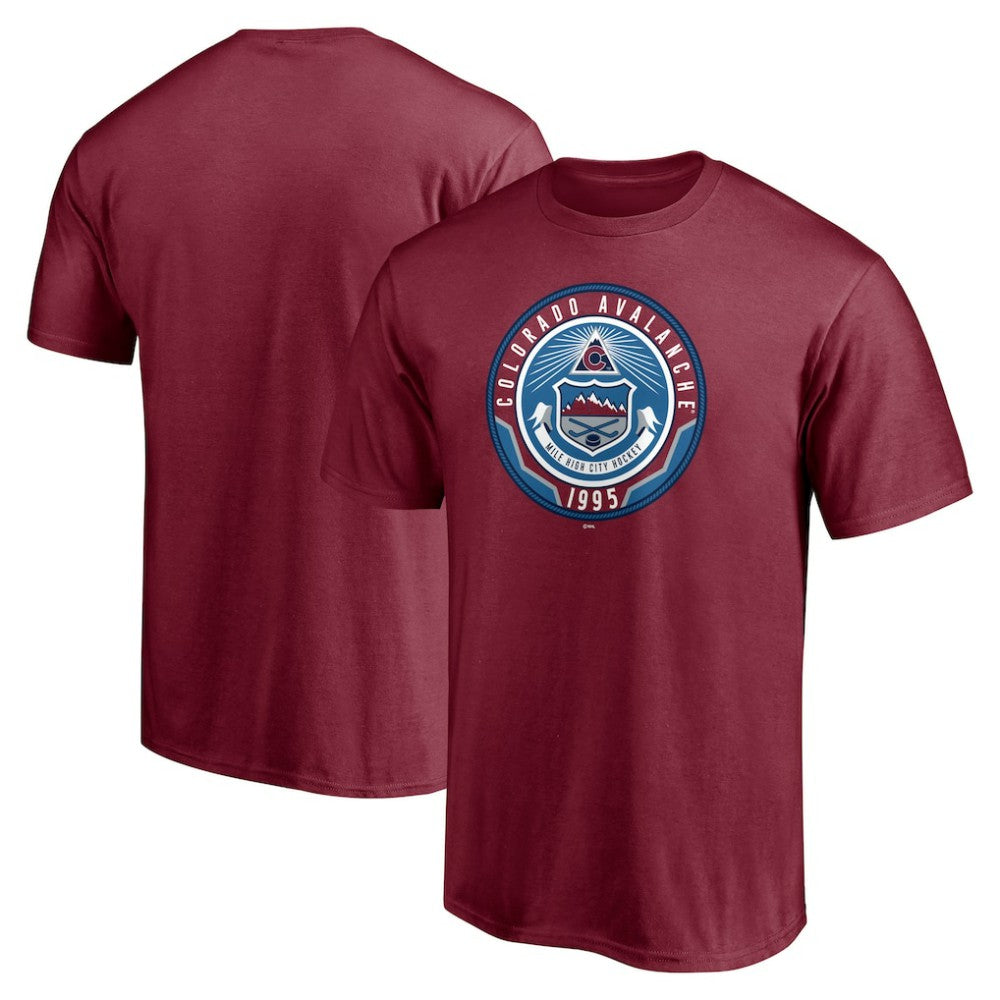 Colorado Avalanche Hometown Collection Push Ahead T-Shirt - Burgundy | US 5059356