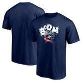 Columbus Blue Jackets Hometown Collection Push Ahead T-Shirt - Navy | US 5059359