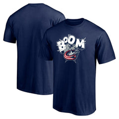 Columbus Blue Jackets Hometown Collection Push Ahead T-Shirt - Navy | US 5059359